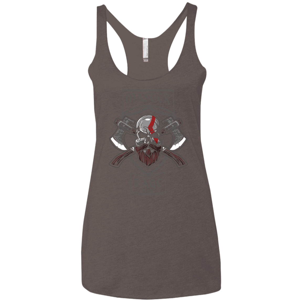 T-Shirts Macchiato / X-Small Master The Rage Women's Triblend Racerback Tank
