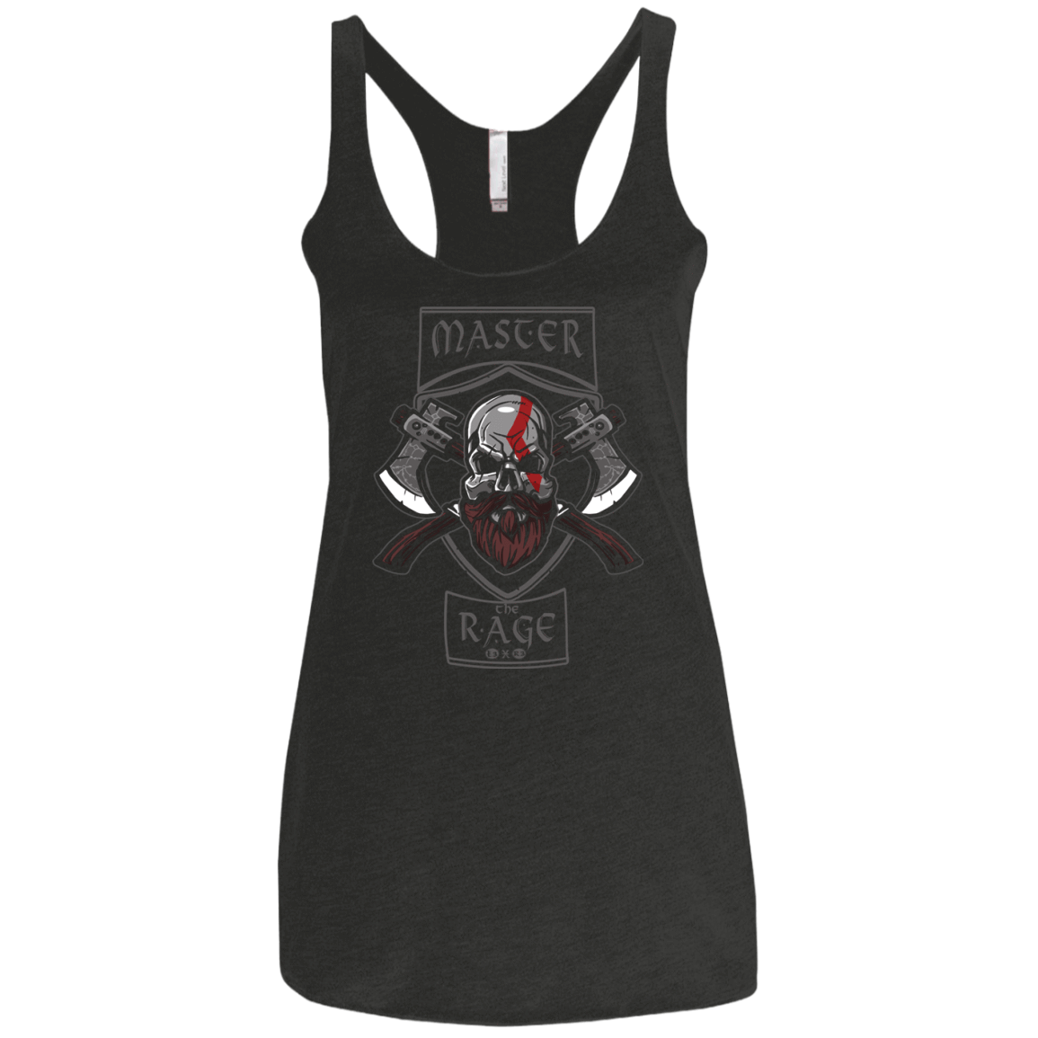 T-Shirts Vintage Black / X-Small Master The Rage Women's Triblend Racerback Tank