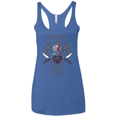 T-Shirts Vintage Royal / X-Small Master The Rage Women's Triblend Racerback Tank