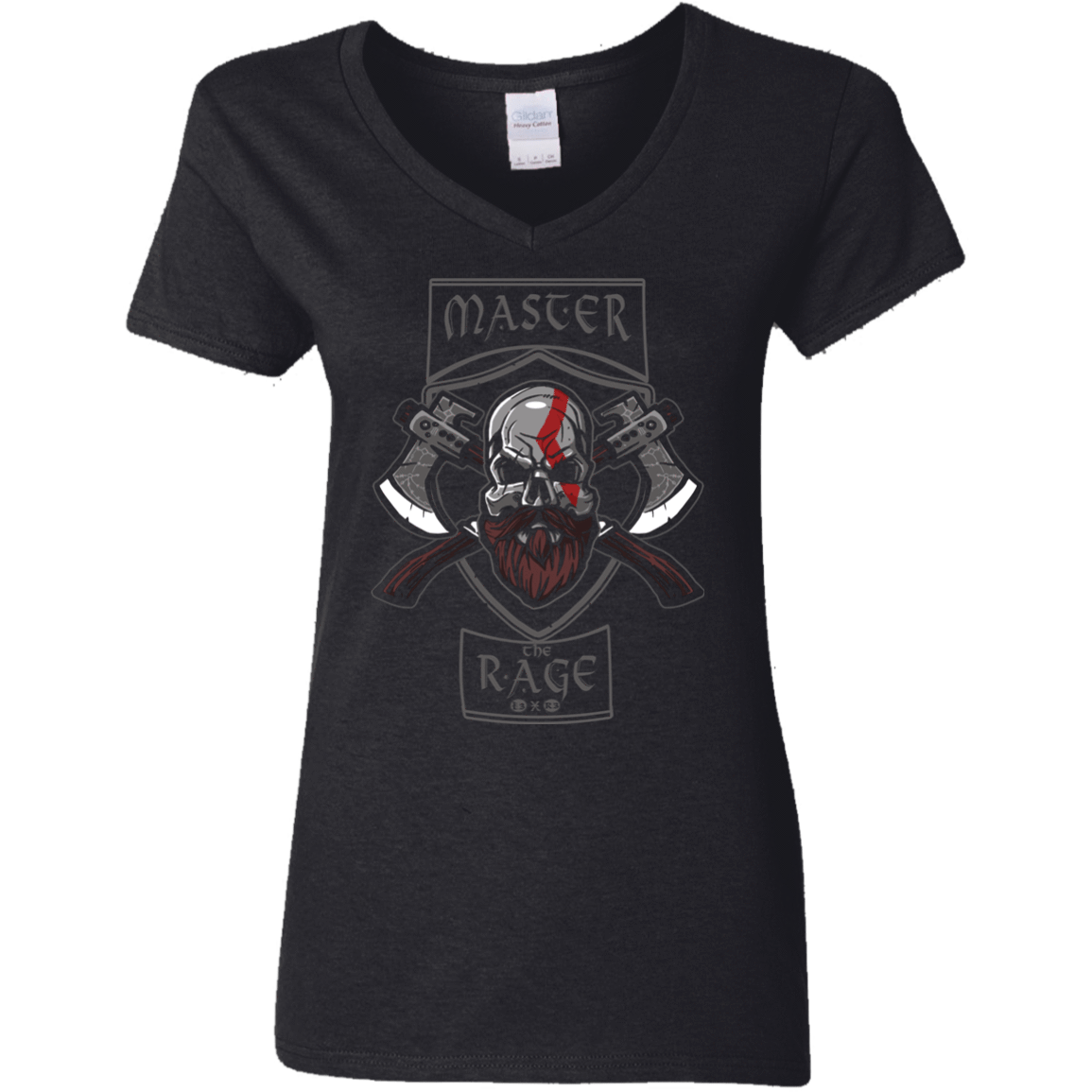 T-Shirts Black / S Master The Rage Women's V-Neck T-Shirt