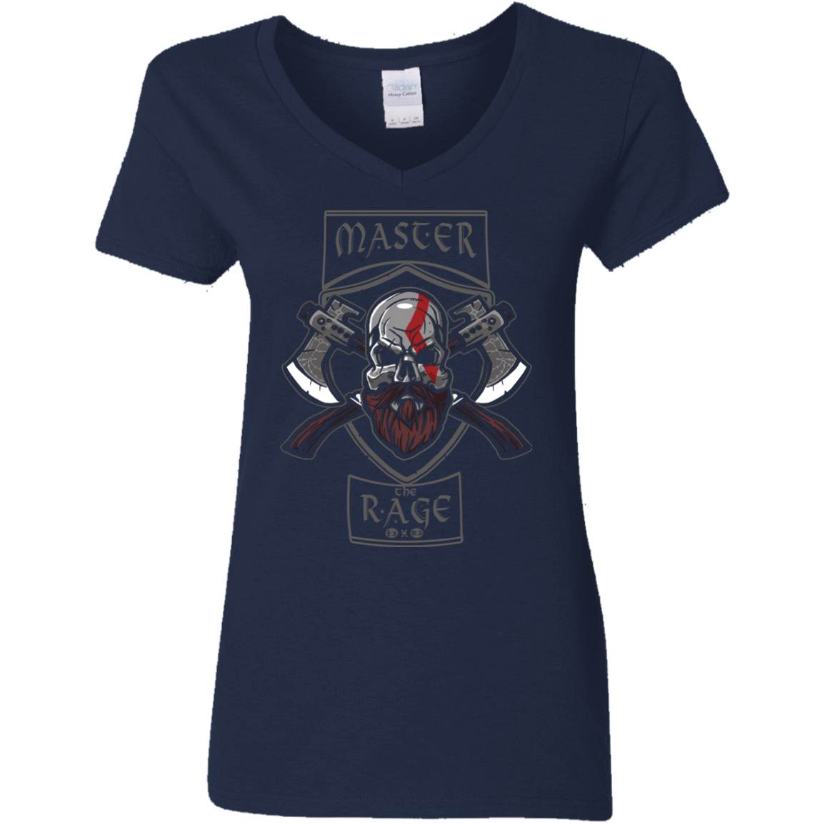 T-Shirts Navy / S Master The Rage Women's V-Neck T-Shirt