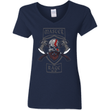 T-Shirts Navy / S Master The Rage Women's V-Neck T-Shirt