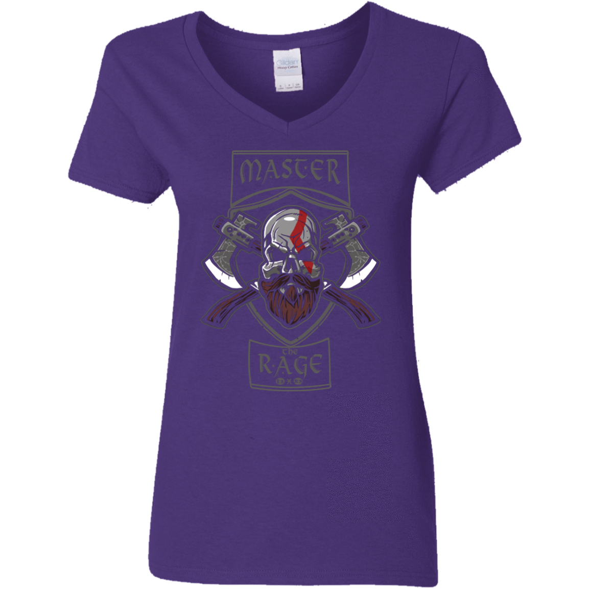 T-Shirts Purple / S Master The Rage Women's V-Neck T-Shirt