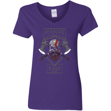 T-Shirts Purple / S Master The Rage Women's V-Neck T-Shirt