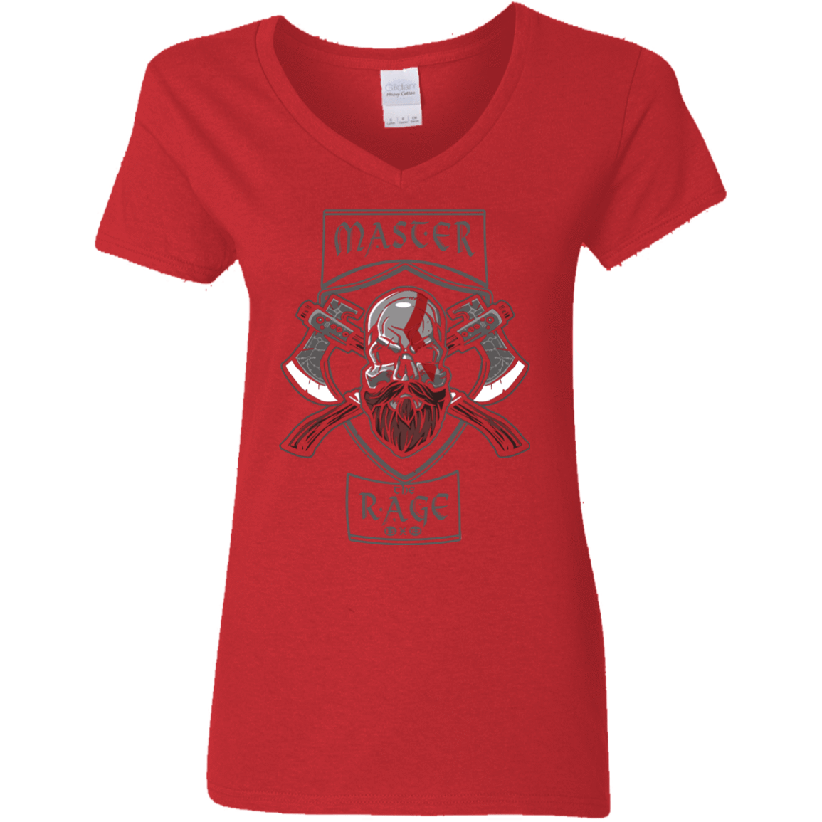 T-Shirts Red / S Master The Rage Women's V-Neck T-Shirt