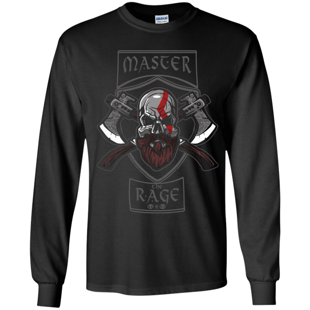 T-Shirts Black / YS Master The Rage Youth Long Sleeve T-Shirt