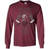 T-Shirts Maroon / YS Master The Rage Youth Long Sleeve T-Shirt