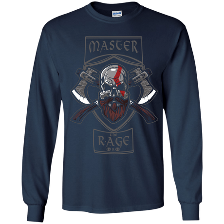 T-Shirts Navy / YS Master The Rage Youth Long Sleeve T-Shirt