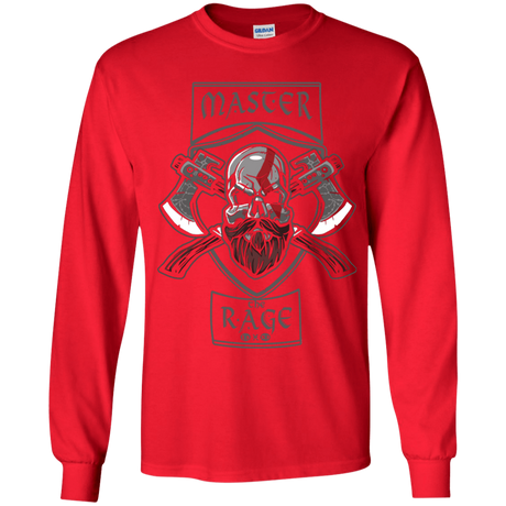 T-Shirts Red / YS Master The Rage Youth Long Sleeve T-Shirt