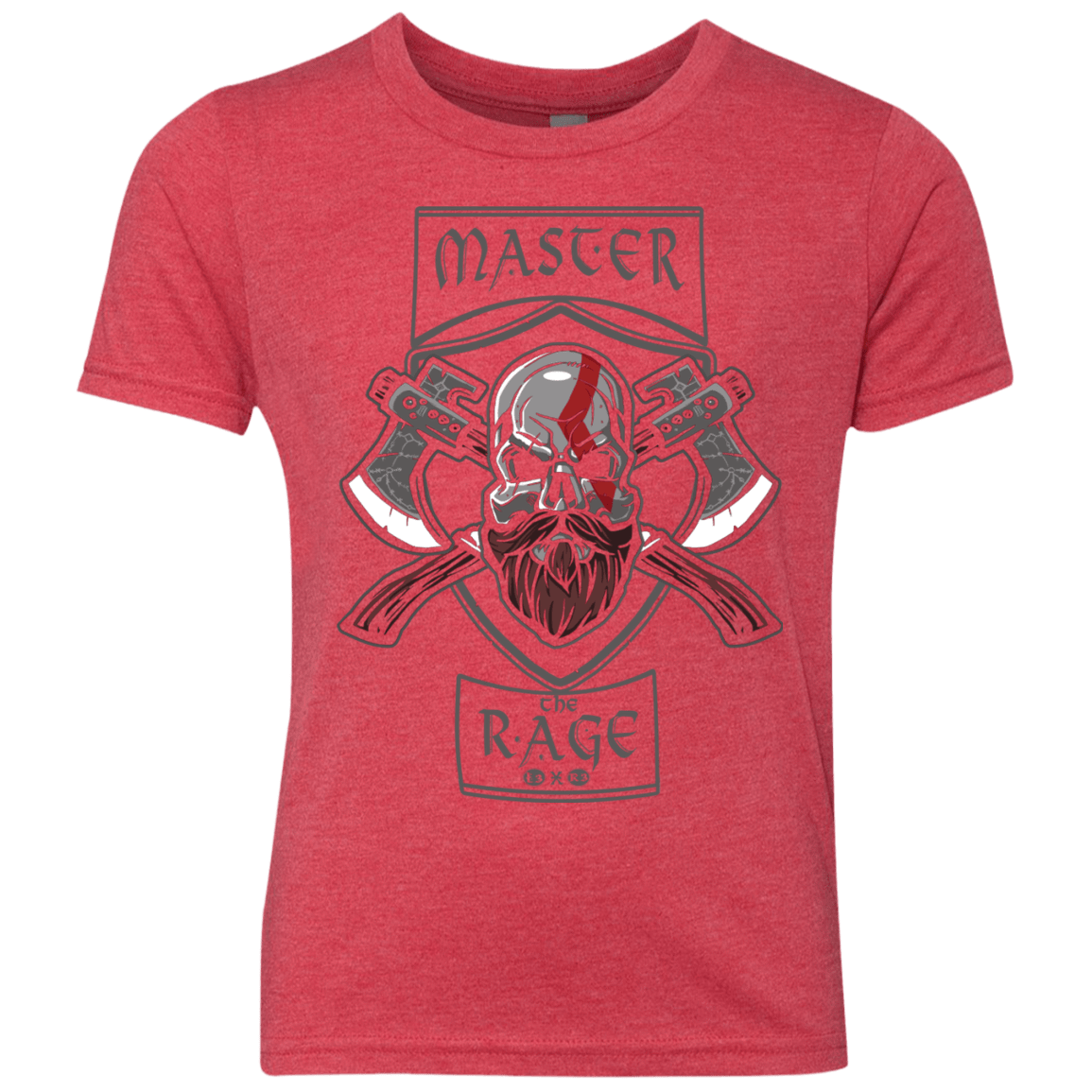 T-Shirts Vintage Red / YXS Master The Rage Youth Triblend T-Shirt