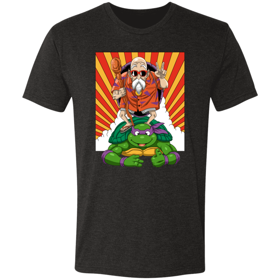 T-Shirts Vintage Black / S Master Turtle Men's Triblend T-Shirt