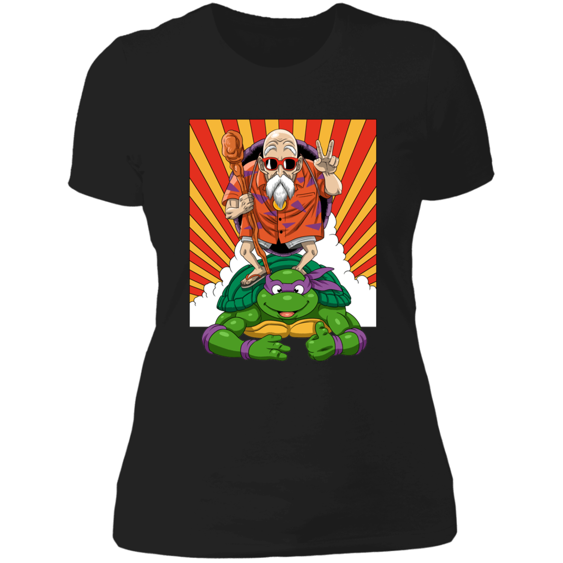T-Shirts Black / X-Small Master Turtle Women's Premium T-Shirt