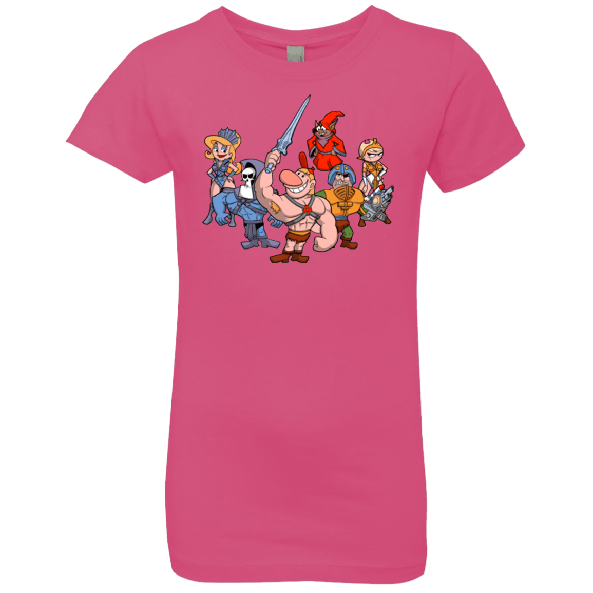 T-Shirts Hot Pink / YXS Masters of the Grimverse Girls Premium T-Shirt