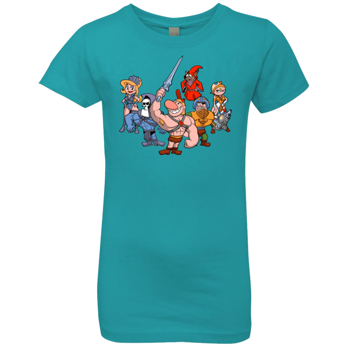 T-Shirts Tahiti Blue / YXS Masters of the Grimverse Girls Premium T-Shirt