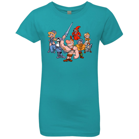 T-Shirts Tahiti Blue / YXS Masters of the Grimverse Girls Premium T-Shirt