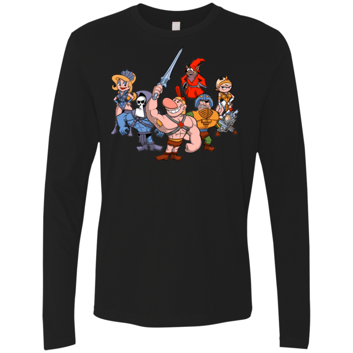 T-Shirts Black / Small Masters of the Grimverse Men's Premium Long Sleeve