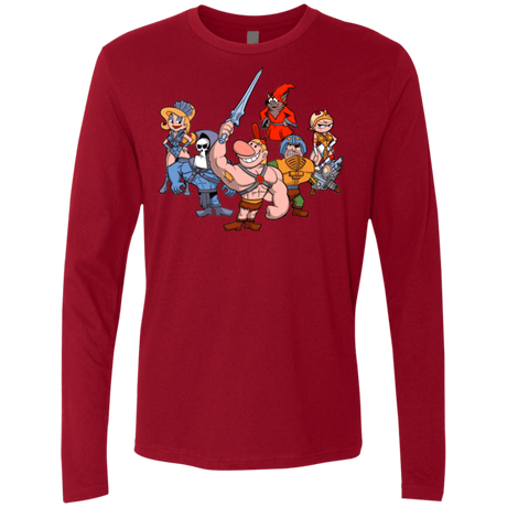 T-Shirts Cardinal / Small Masters of the Grimverse Men's Premium Long Sleeve