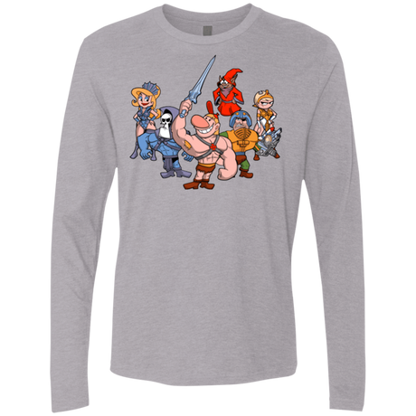 T-Shirts Heather Grey / Small Masters of the Grimverse Men's Premium Long Sleeve