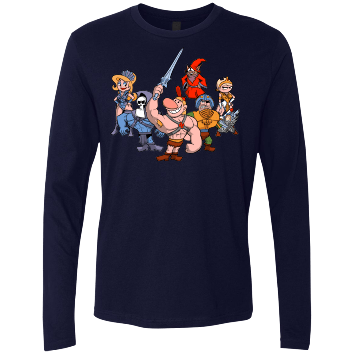 T-Shirts Midnight Navy / Small Masters of the Grimverse Men's Premium Long Sleeve