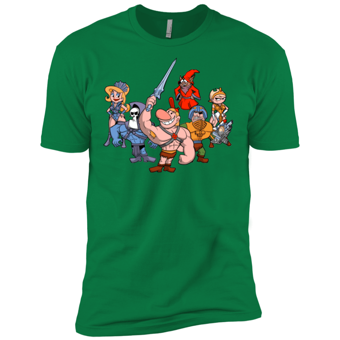 T-Shirts Kelly Green / X-Small Masters of the Grimverse Men's Premium T-Shirt