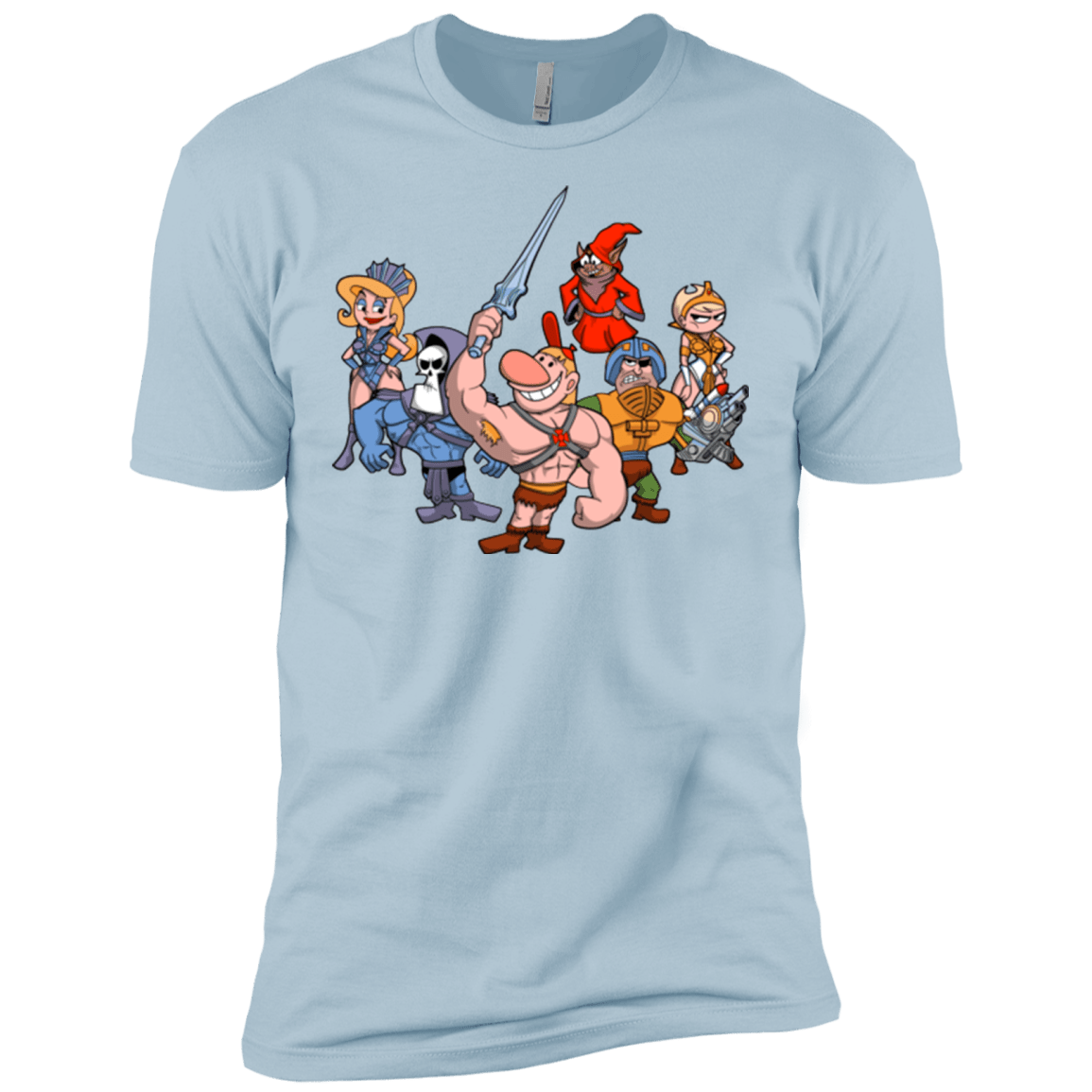 T-Shirts Light Blue / X-Small Masters of the Grimverse Men's Premium T-Shirt