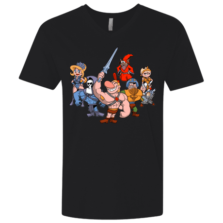 T-Shirts Black / X-Small Masters of the Grimverse Men's Premium V-Neck