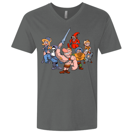 T-Shirts Heavy Metal / X-Small Masters of the Grimverse Men's Premium V-Neck