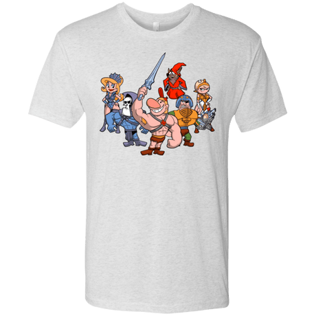 T-Shirts Heather White / Small Masters of the Grimverse Men's Triblend T-Shirt
