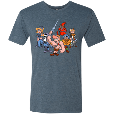 T-Shirts Indigo / Small Masters of the Grimverse Men's Triblend T-Shirt