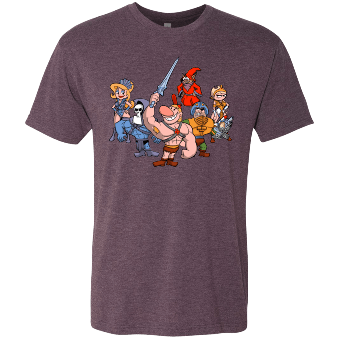 T-Shirts Vintage Purple / Small Masters of the Grimverse Men's Triblend T-Shirt