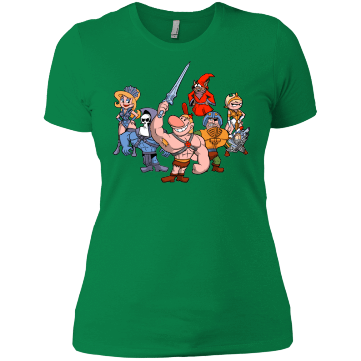 T-Shirts Kelly Green / X-Small Masters of the Grimverse Women's Premium T-Shirt