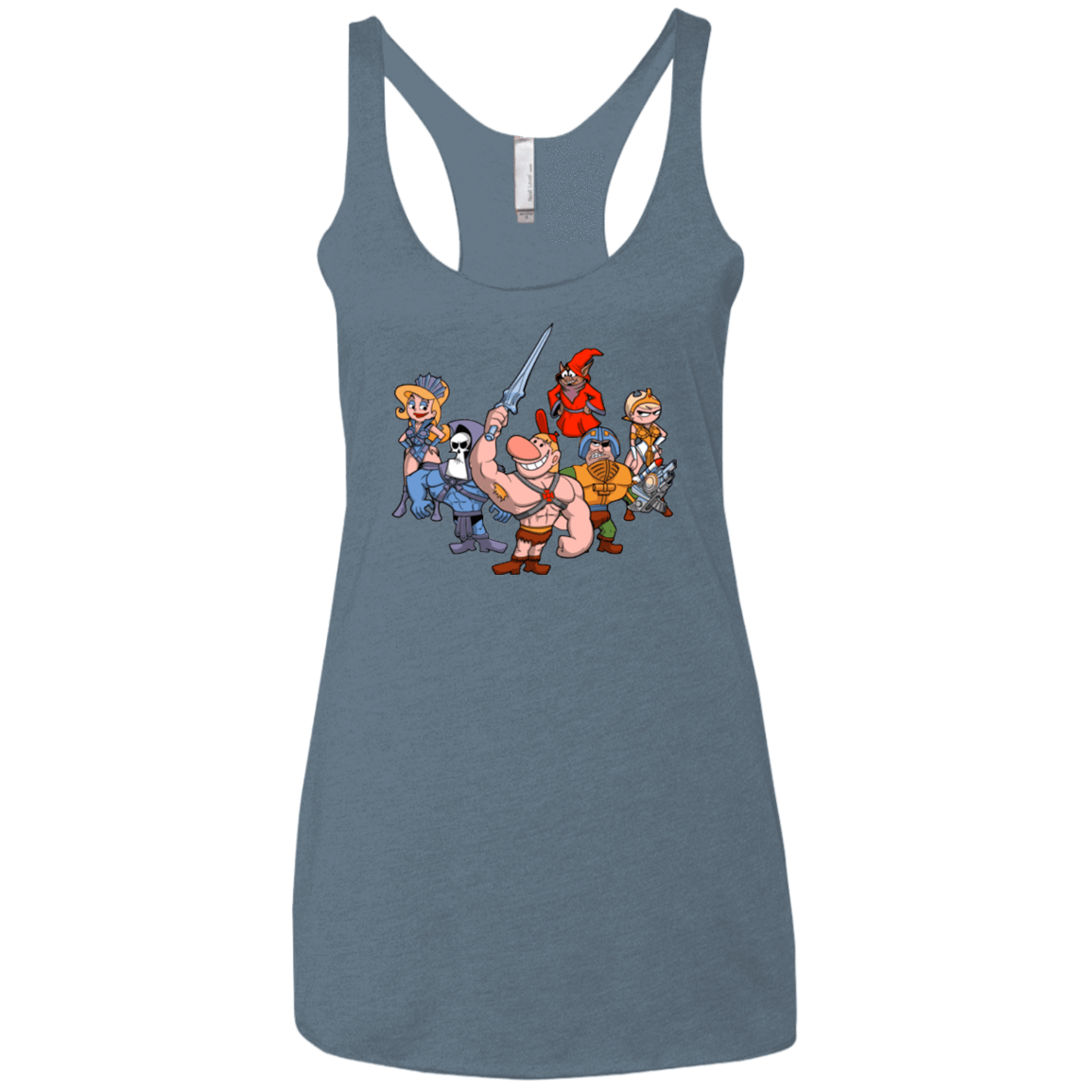 T-Shirts Indigo / X-Small Masters of the Grimverse Women's Triblend Racerback Tank