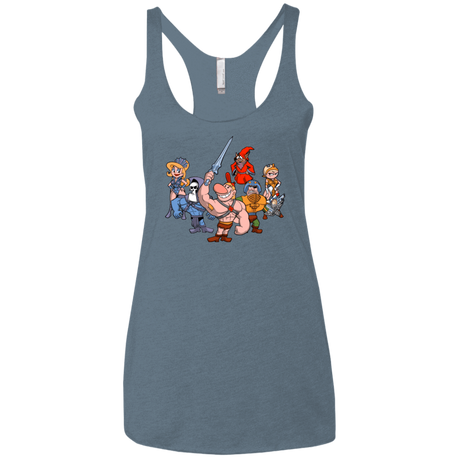 T-Shirts Indigo / X-Small Masters of the Grimverse Women's Triblend Racerback Tank