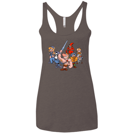 T-Shirts Macchiato / X-Small Masters of the Grimverse Women's Triblend Racerback Tank