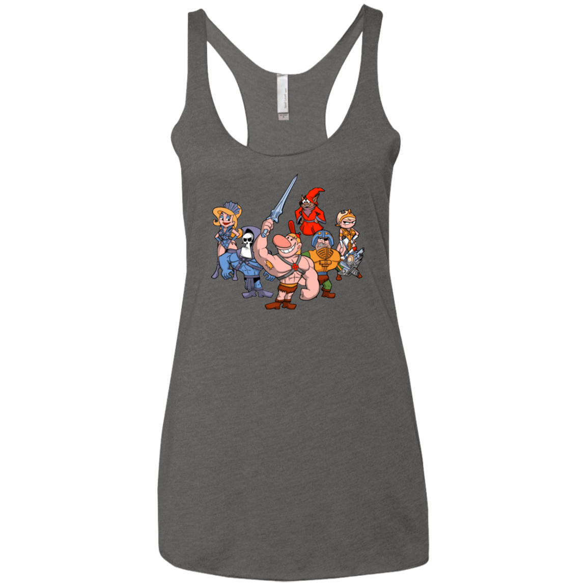 T-Shirts Premium Heather / X-Small Masters of the Grimverse Women's Triblend Racerback Tank