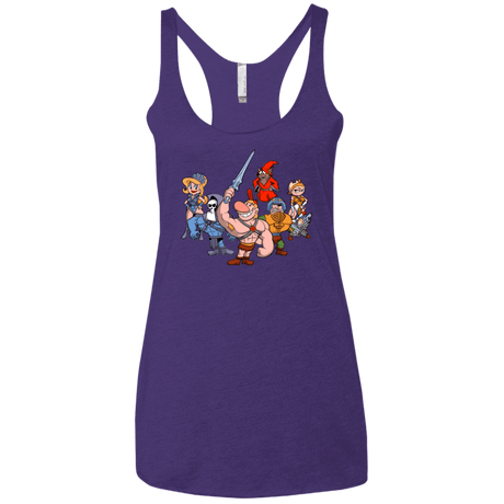 T-Shirts Purple / X-Small Masters of the Grimverse Women's Triblend Racerback Tank