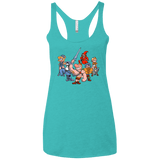 T-Shirts Tahiti Blue / X-Small Masters of the Grimverse Women's Triblend Racerback Tank