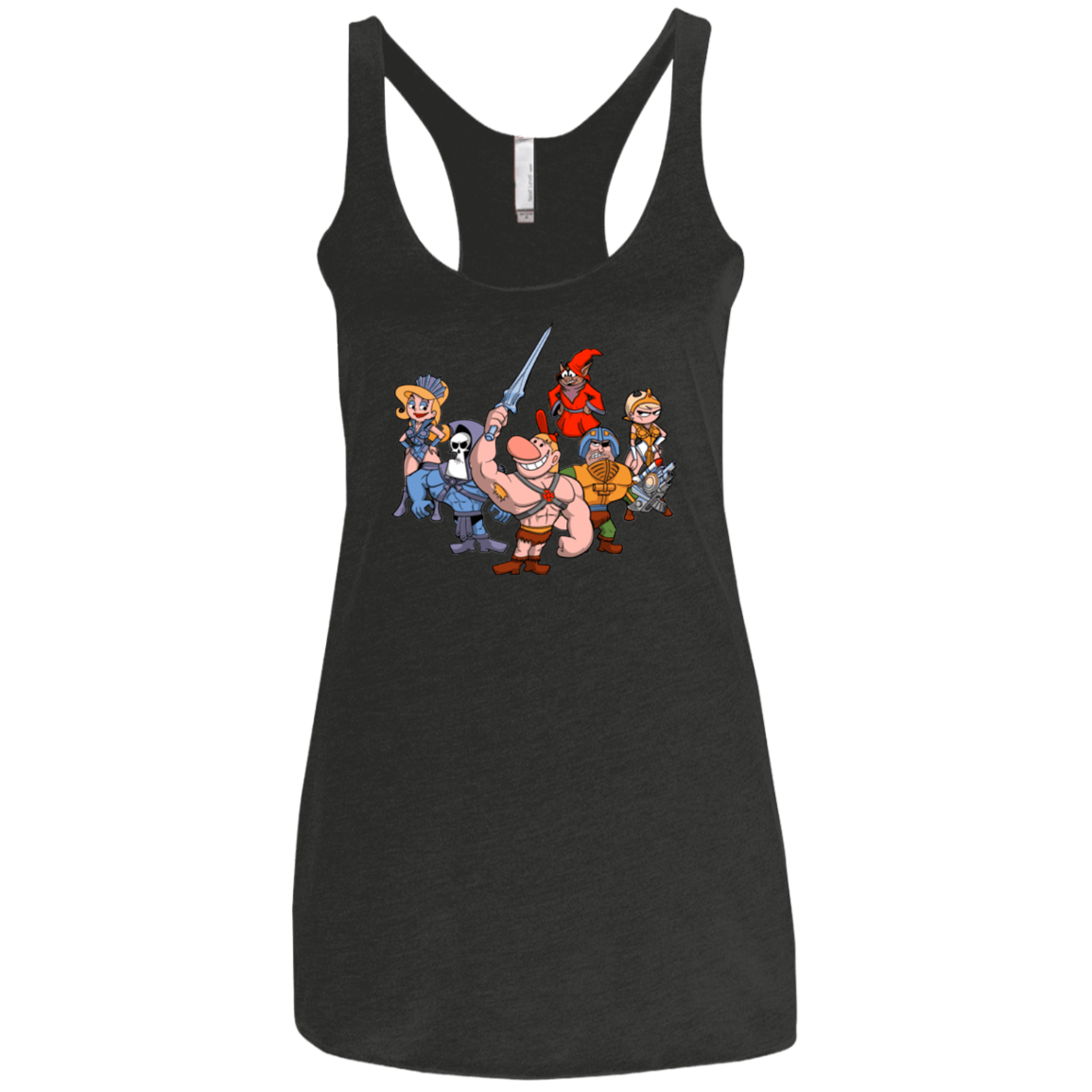 T-Shirts Vintage Black / X-Small Masters of the Grimverse Women's Triblend Racerback Tank