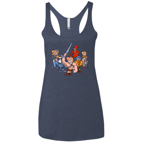 T-Shirts Vintage Navy / X-Small Masters of the Grimverse Women's Triblend Racerback Tank