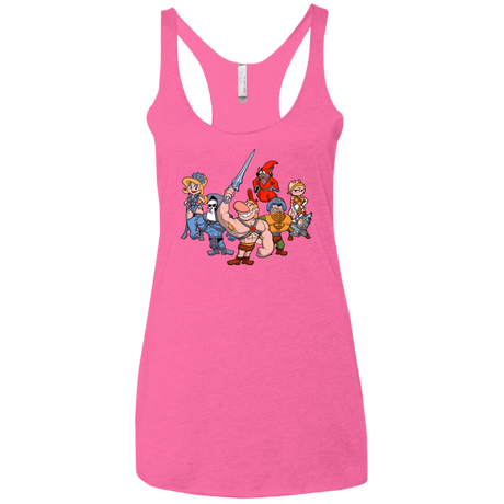 T-Shirts Vintage Pink / X-Small Masters of the Grimverse Women's Triblend Racerback Tank