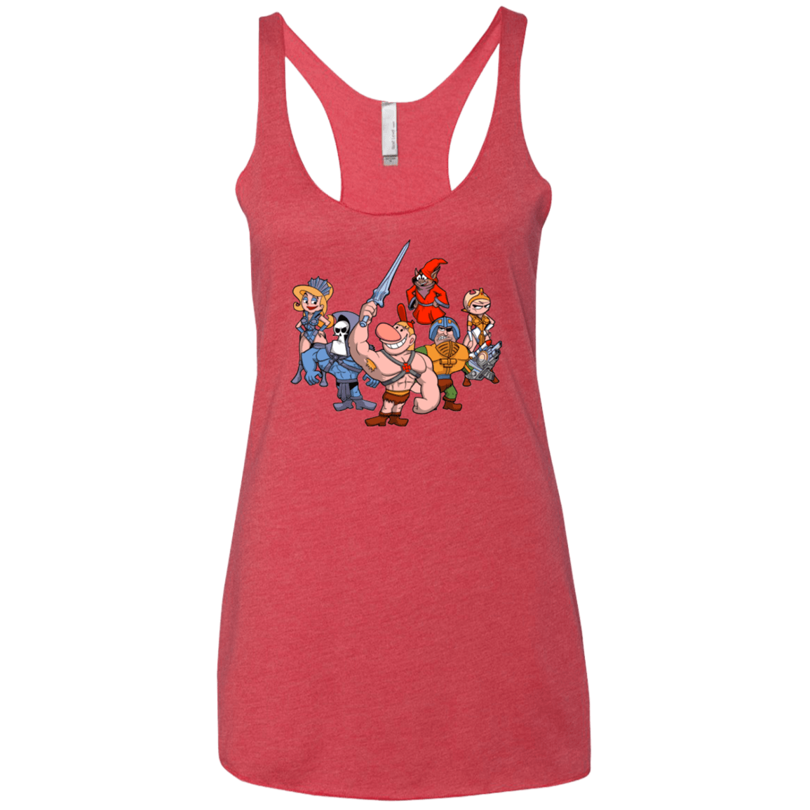 T-Shirts Vintage Red / X-Small Masters of the Grimverse Women's Triblend Racerback Tank