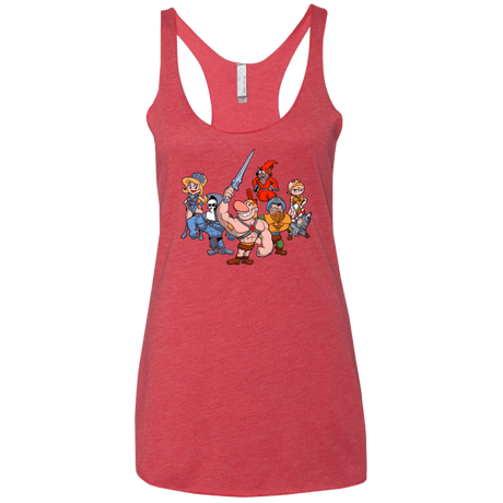 T-Shirts Vintage Red / X-Small Masters of the Grimverse Women's Triblend Racerback Tank