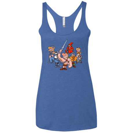 T-Shirts Vintage Royal / X-Small Masters of the Grimverse Women's Triblend Racerback Tank