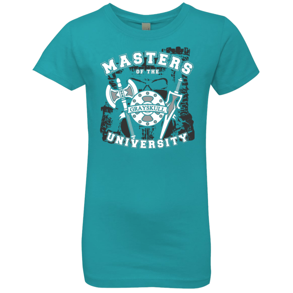 T-Shirts Tahiti Blue / YXS Masters of the University Girls Premium T-Shirt