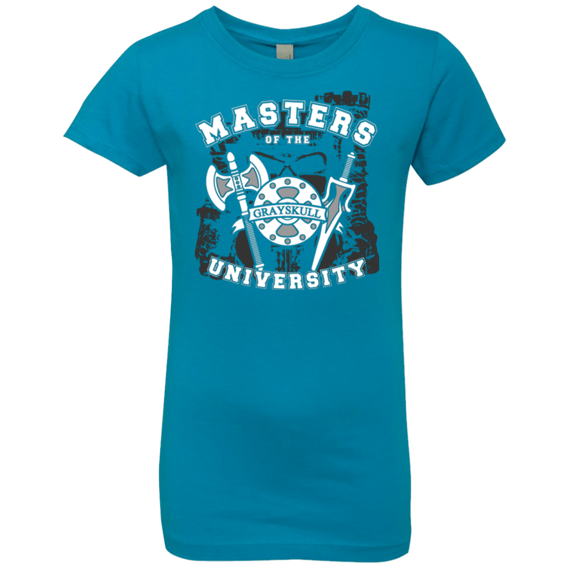 T-Shirts Turquoise / YXS Masters of the University Girls Premium T-Shirt