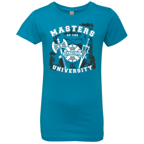 T-Shirts Turquoise / YXS Masters of the University Girls Premium T-Shirt
