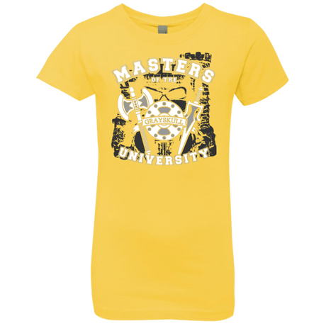T-Shirts Vibrant Yellow / YXS Masters of the University Girls Premium T-Shirt