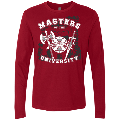 T-Shirts Cardinal / Small Masters of the University Men's Premium Long Sleeve