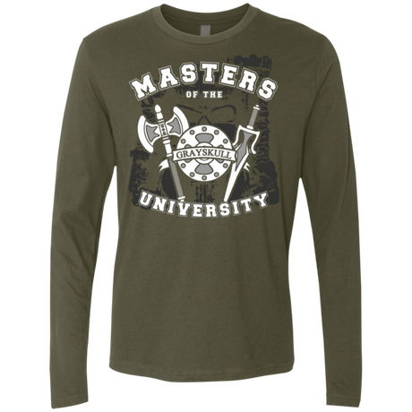T-Shirts Military Green / Small Masters of the University Men's Premium Long Sleeve