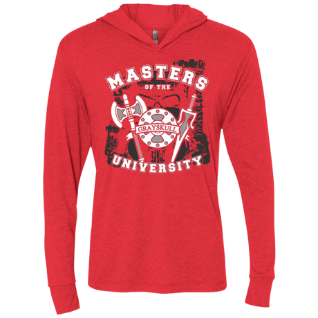 T-Shirts Vintage Red / X-Small Masters of the University Triblend Long Sleeve Hoodie Tee